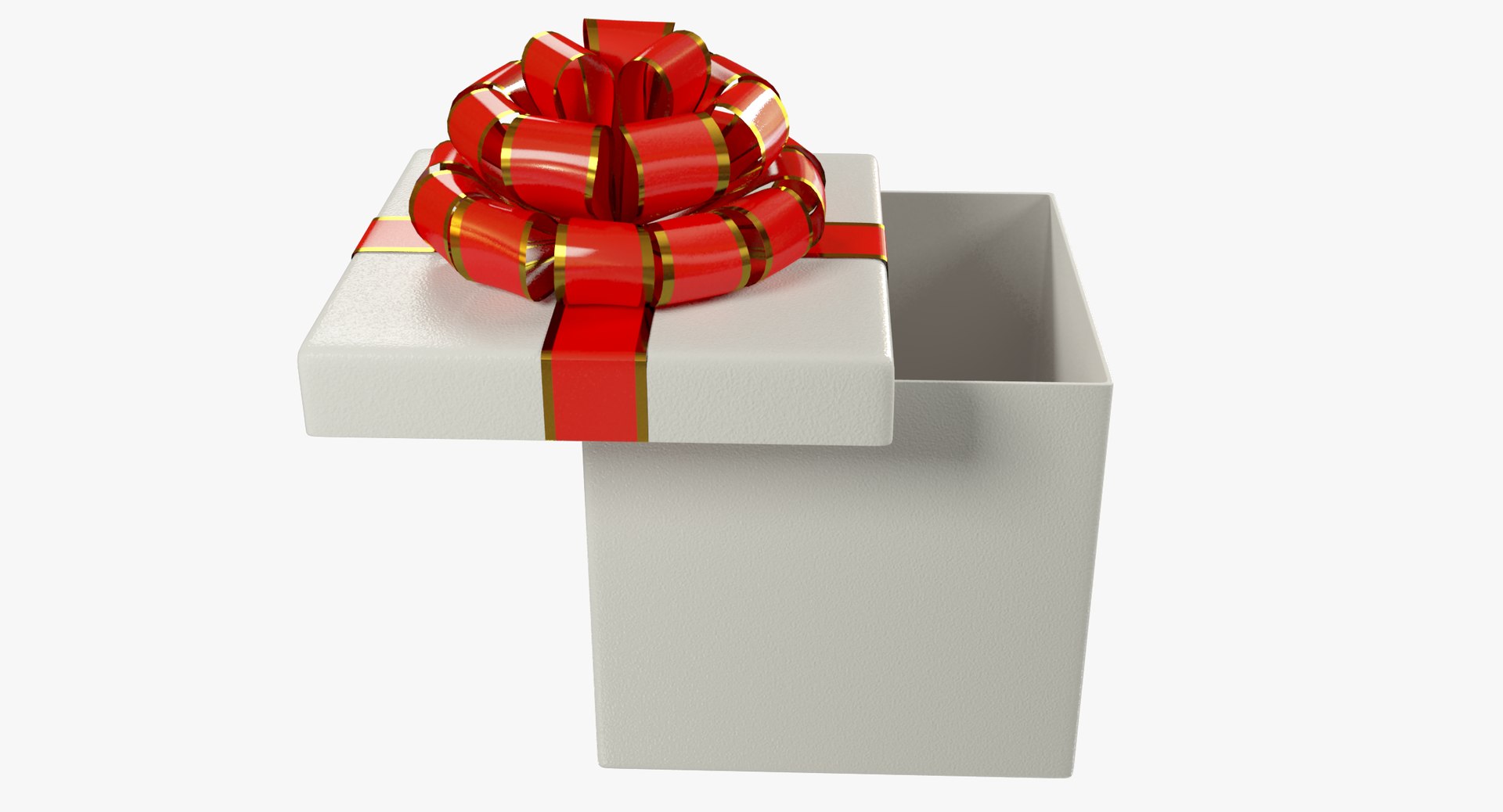 3D gift ribbons box model - TurboSquid 1334801