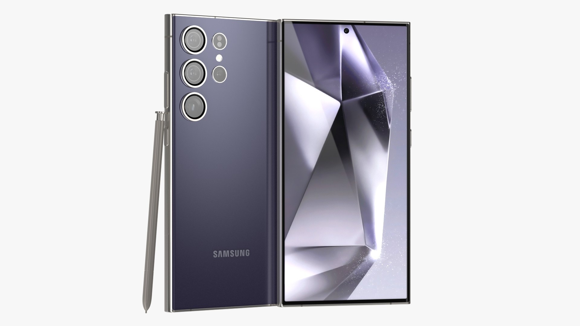 Samsung Galaxy S24 Ultra Titanium Violet 3D - TurboSquid 2160757