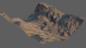 8K Detailed Canyon Landscape 3D model