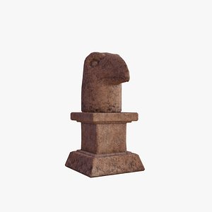3D asset eagle head