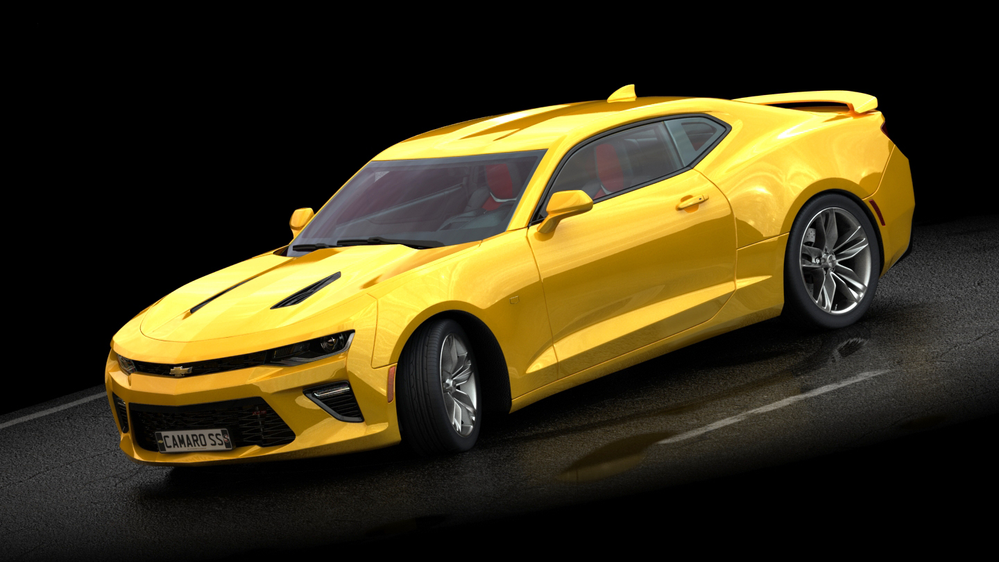 Chevrolet camaro ss 2017 3D model | 1145152 | TurboSquid