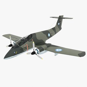 fma ia-58 pucara 3D model