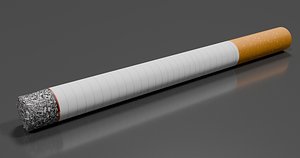 3D Used Cigarette model