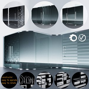 glass door model