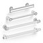 Straight pull handles