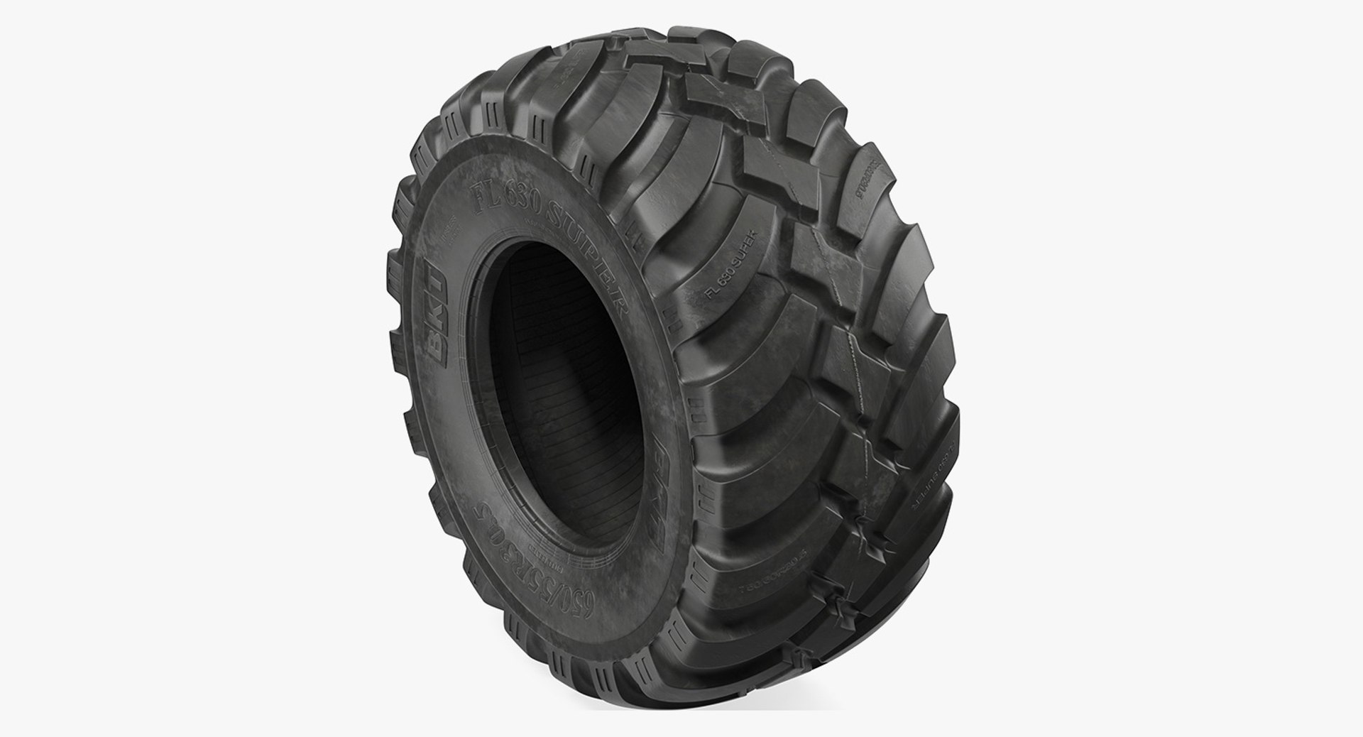 Off Road Tyre 3D model preview