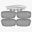 Glasses full frame 3D model