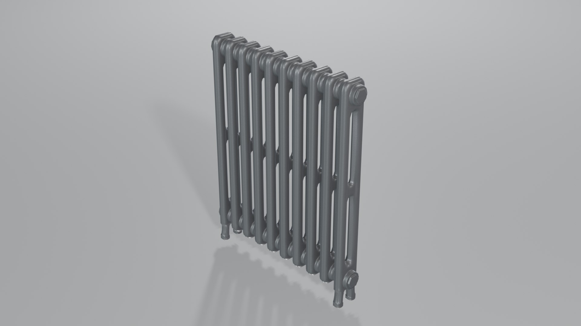 3D Classic Cast Iron Radiator 2C10 - TurboSquid 2357405