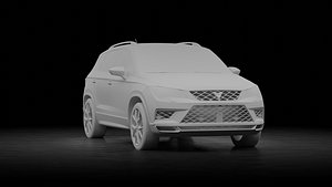 Seat Ateca Cupra 2018 3D model