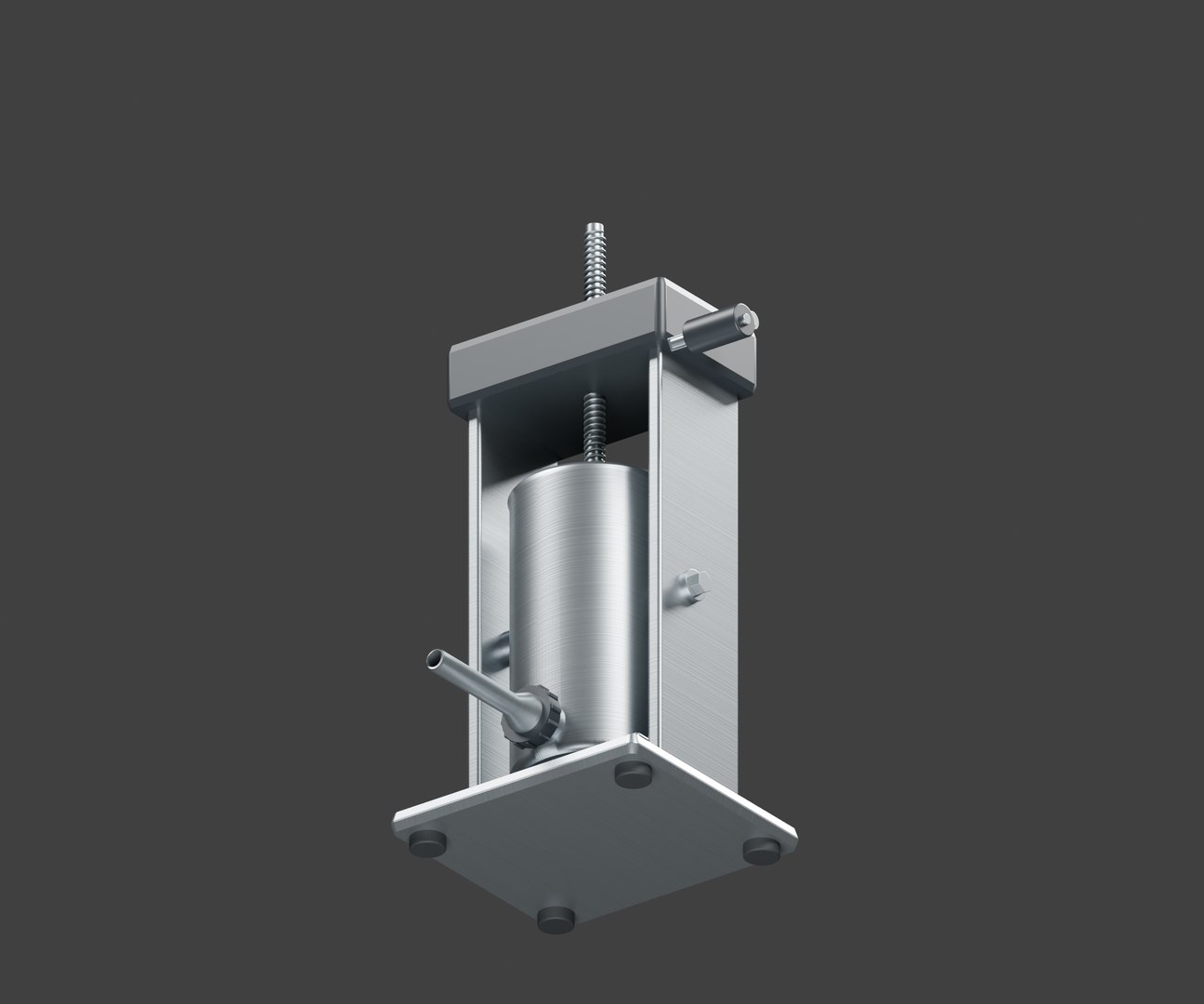 Vertical Sausage Stuffer with Tilting Cylinder and Gear Crank 3D model https://p.turbosquid.com/ts-thumb/39/w6MHPI/9v/08_construction/jpg/1791524569/1920x1080/fit_q87/0614ea8cb4dba8aeab4d4509b429d44ee6f72402/08_construction.jpg