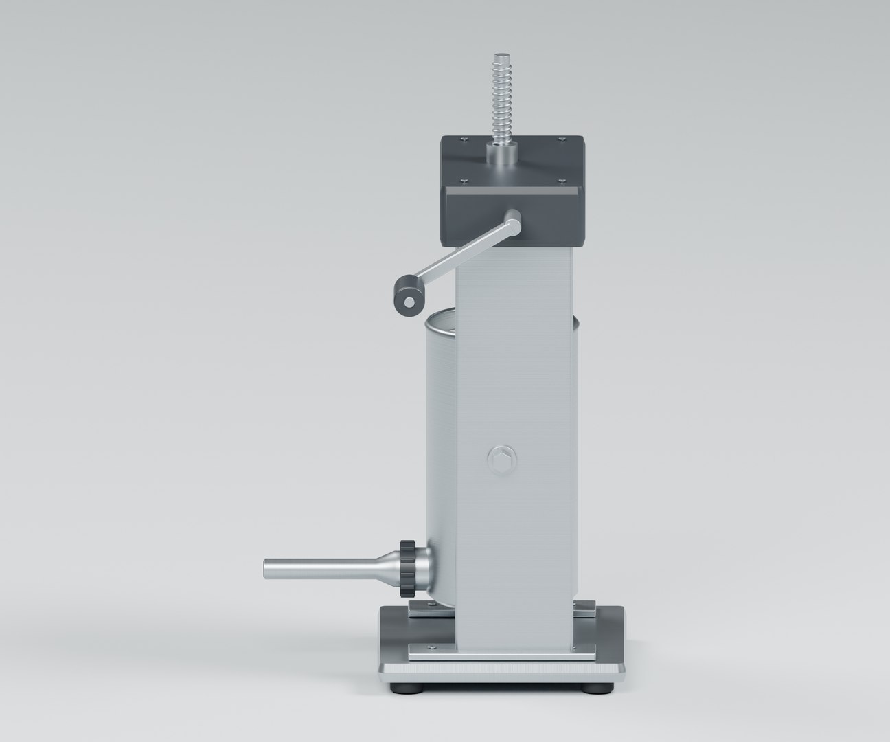 Vertical Sausage Stuffer with Tilting Cylinder and Gear Crank 3D model https://p.turbosquid.com/ts-thumb/39/w6MHPI/b2/04_side/jpg/1791524564/1920x1080/fit_q87/abc910bb0fe1e1e5dd6c3fd89b0b1b314001b19c/04_side.jpg
