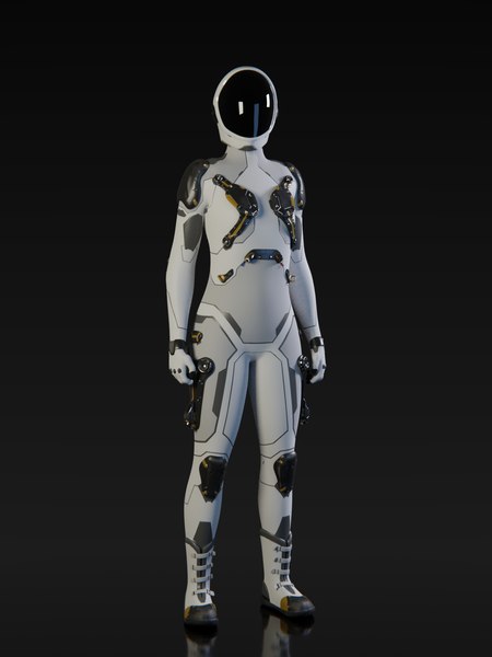 Space flight suit 3D model - TurboSquid 1580190