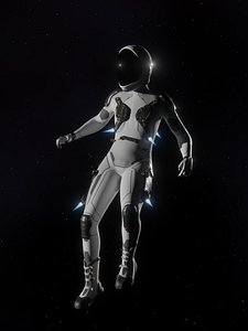 space flight suit 3D model