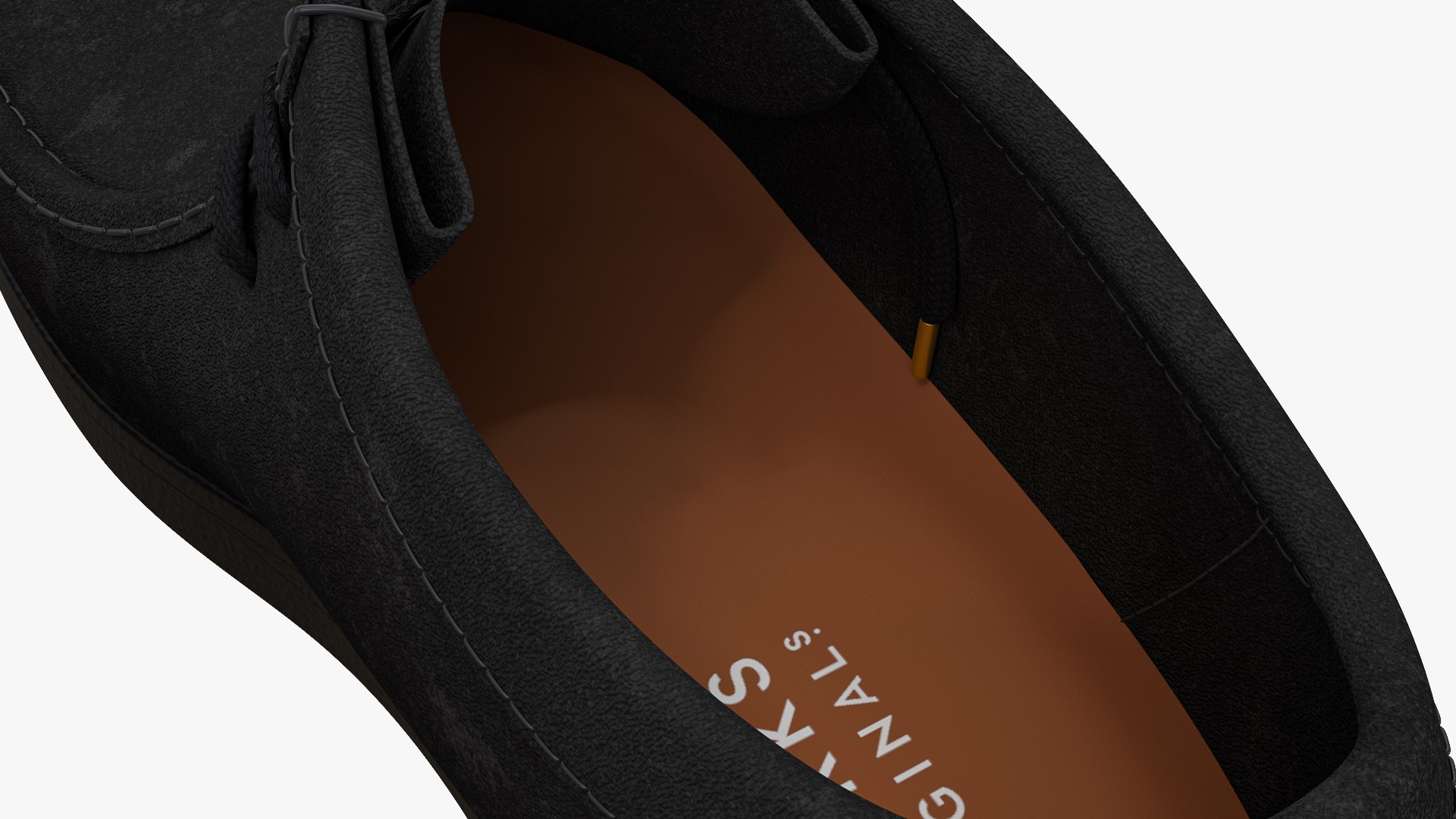 Clarks Wallabee Black Suede 3D model https://p.turbosquid.com/ts-thumb/3A/1EsRjy/Jl/clarkswallabeeblacksuede12/jpg/1714453479/1920x1080/fit_q87/5d10a3c36466b13ebe68f60c83b85f5eb72fc851/clarkswallabeeblacksuede12.jpg
