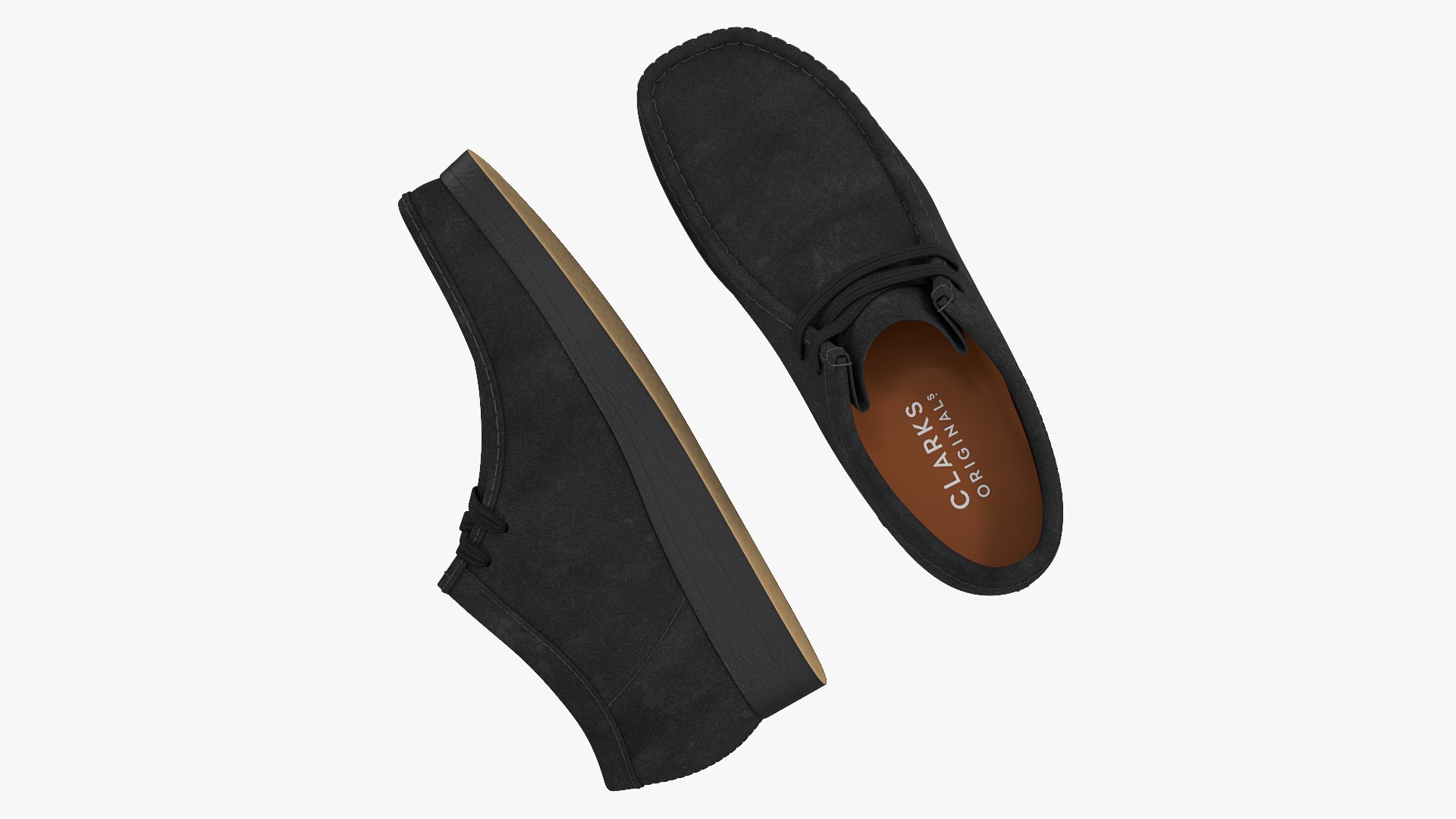 Clarks Wallabee Black Suede 3D model https://p.turbosquid.com/ts-thumb/3A/1EsRjy/qV/clarkswallabeeblacksuede02/jpg/1714453469/1920x1080/fit_q87/b12be7e0842918c427c5076f58c3476d274c2c4a/clarkswallabeeblacksuede02.jpg
