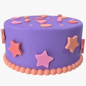 birthday cake 3D model