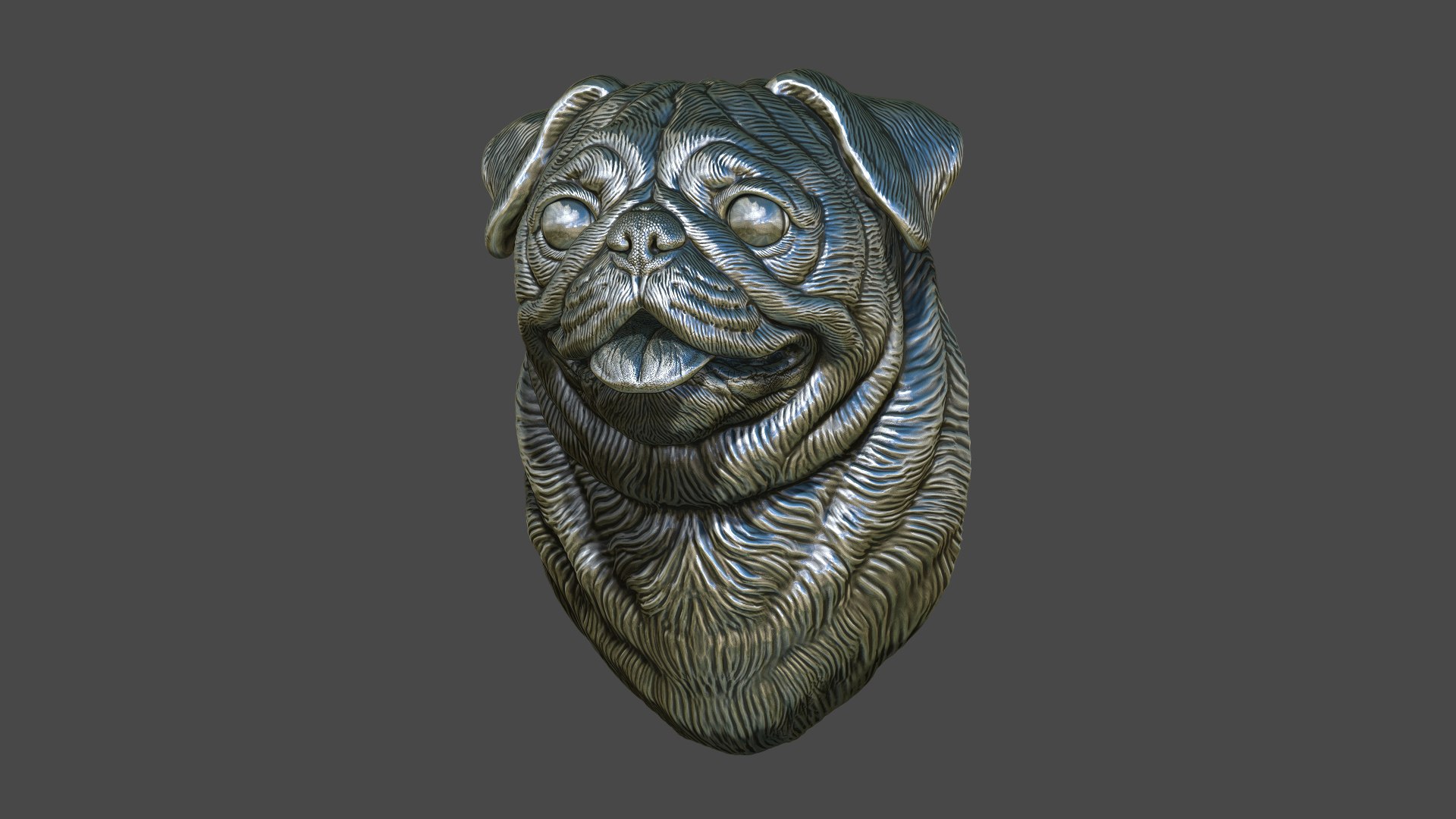 Pug bust version 1 3D model https://p.turbosquid.com/ts-thumb/3A/1xVk6o/8g/10/jpg/1721629264/1920x1080/fit_q87/81cffb63ffc5f685823fe22209c74739e1c828cc/10.jpg