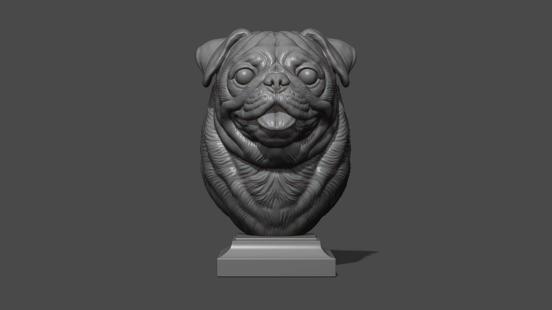 Pug bust version 1 3D model https://p.turbosquid.com/ts-thumb/3A/1xVk6o/Vk/26/jpg/1721629273/1920x1080/fit_q87/0756ce72fdd562fd87273a5777a31412a55b7929/26.jpg