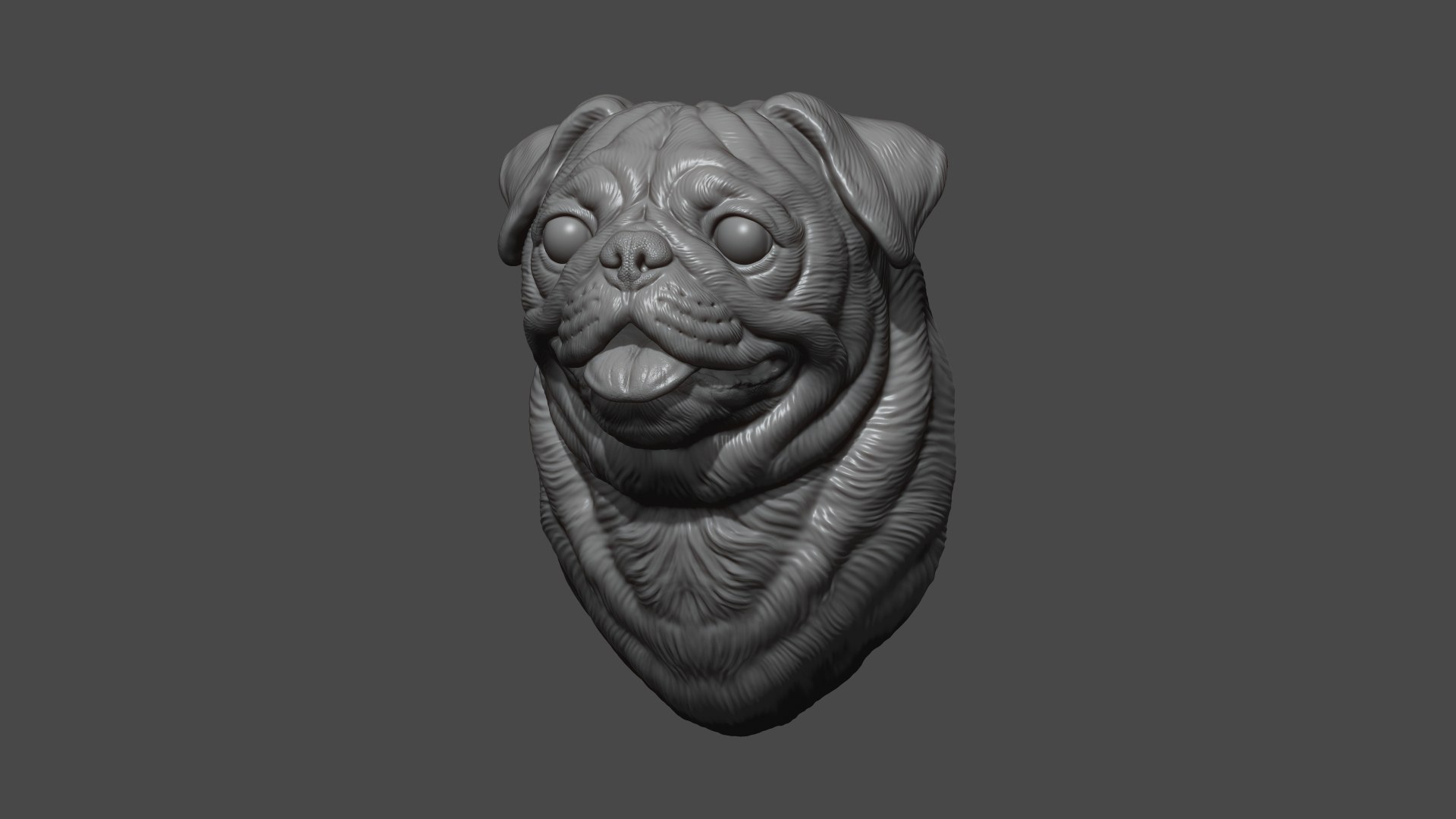 Pug bust version 1 3D model https://p.turbosquid.com/ts-thumb/3A/1xVk6o/e3/6/jpg/1721629260/1920x1080/fit_q87/23cfa828fb8479f8fd3a3ace2a57cbb7558ee480/6.jpg