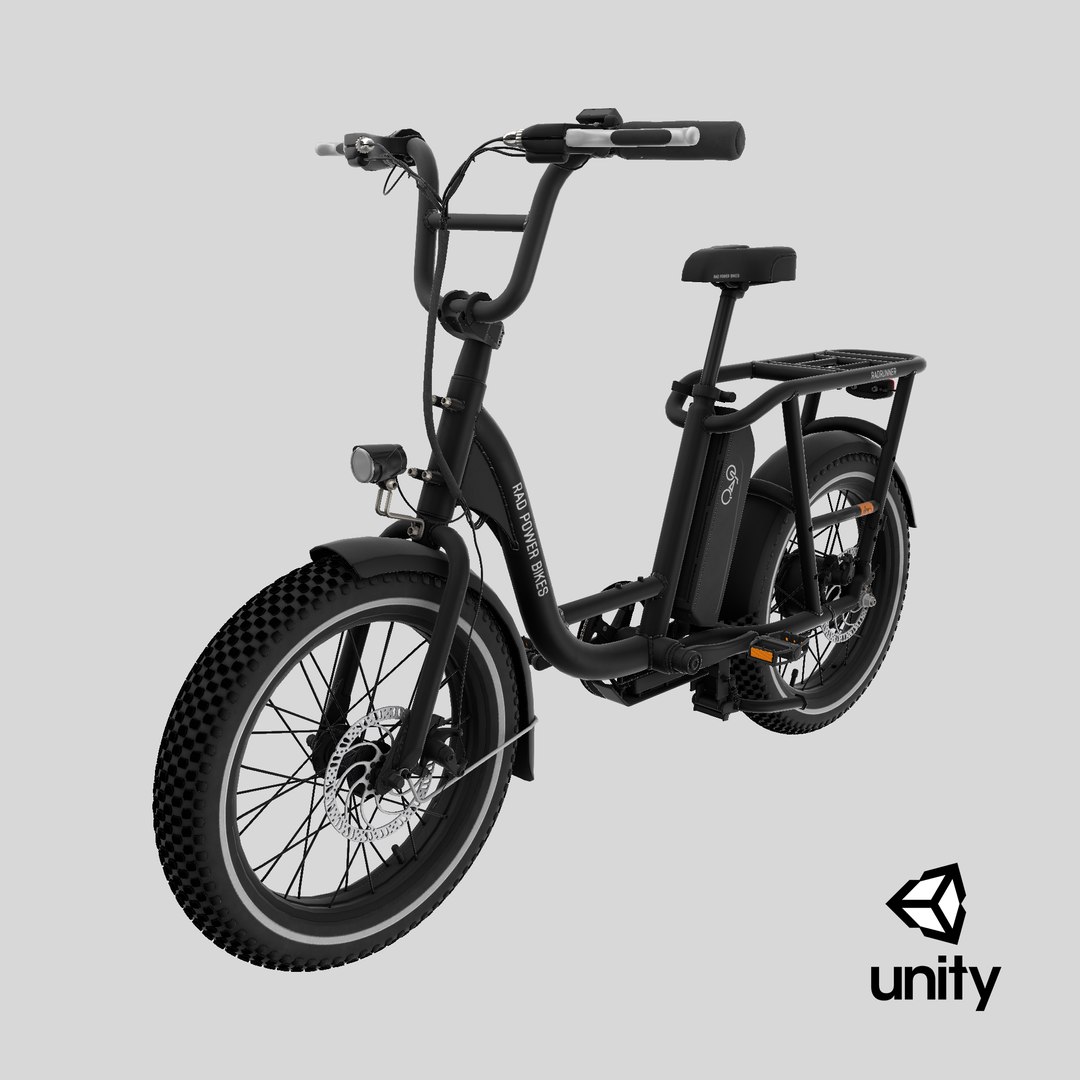 Electric Cargo Bike RadRunner Black 3D model https://p.turbosquid.com/ts-thumb/3A/4kXhiK/kW/stemcell_unity_render/png/1714475263/1920x1080/fit_q87/f1344c7b8e898816d01cd8c5cf6fd84f5fd57983/stemcell_unity_render.jpg