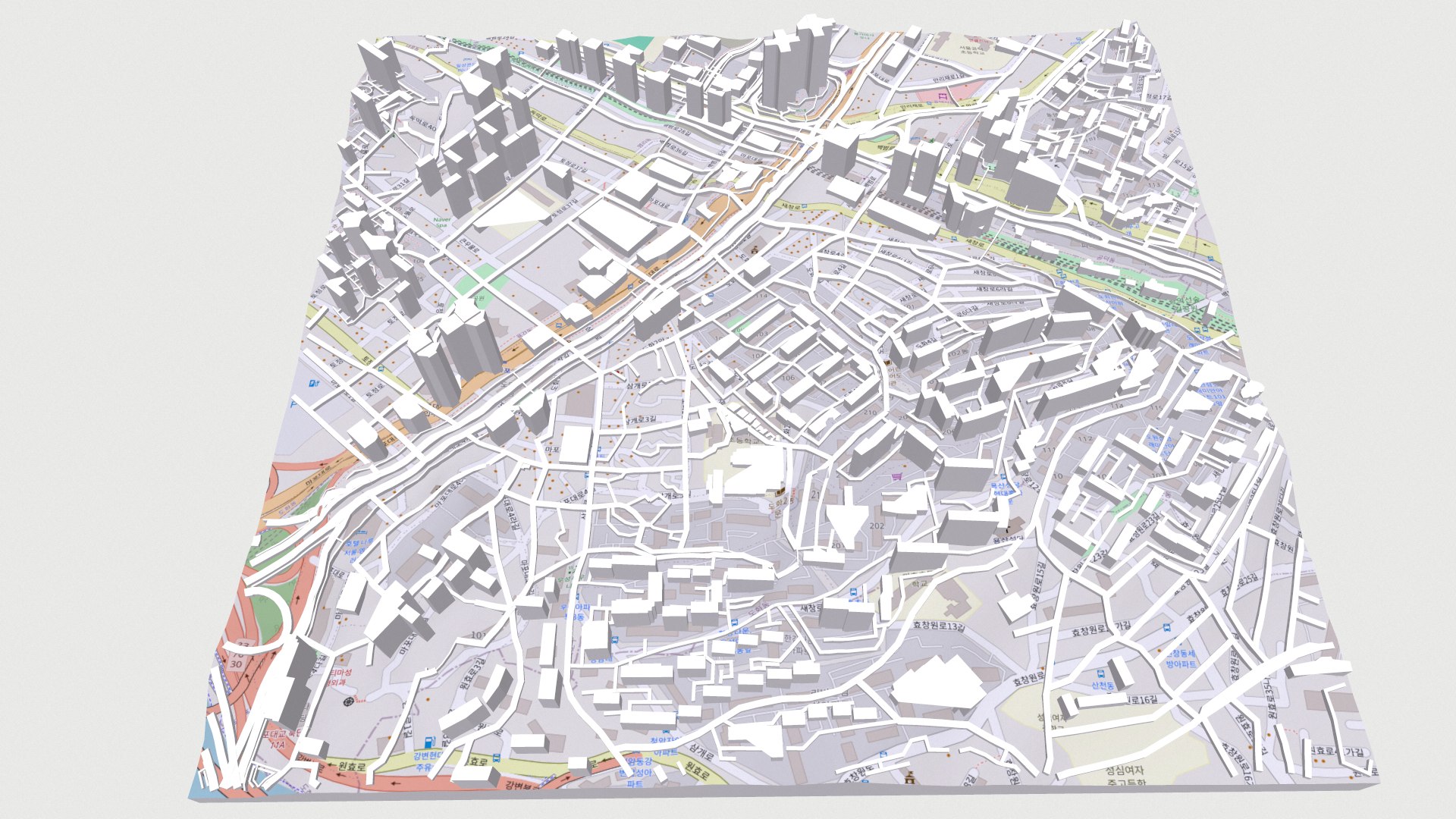 3D Model Cityscape Seoul South Korea - TurboSquid 2313895