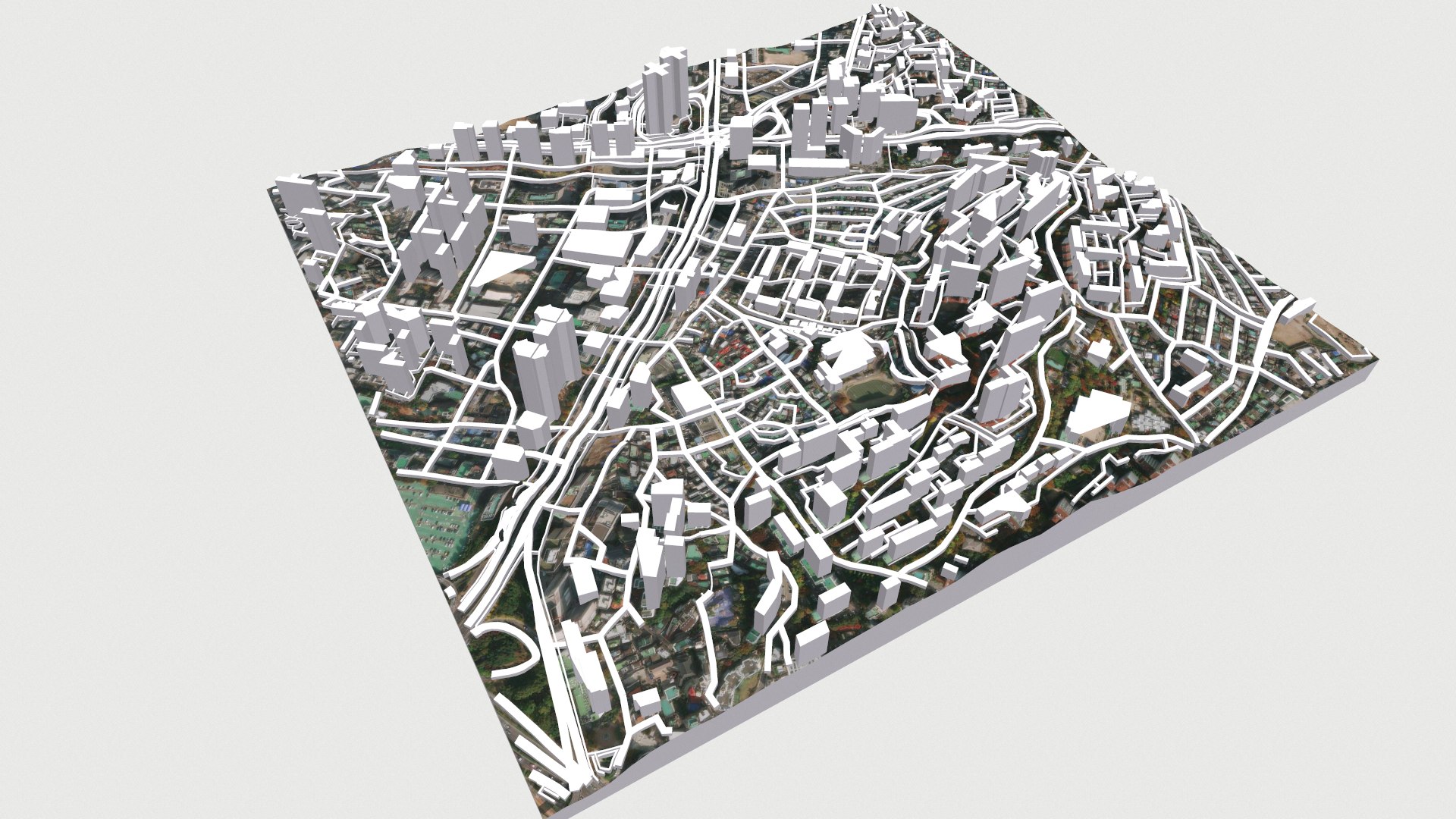 3D Model Cityscape Seoul South Korea - TurboSquid 2313895