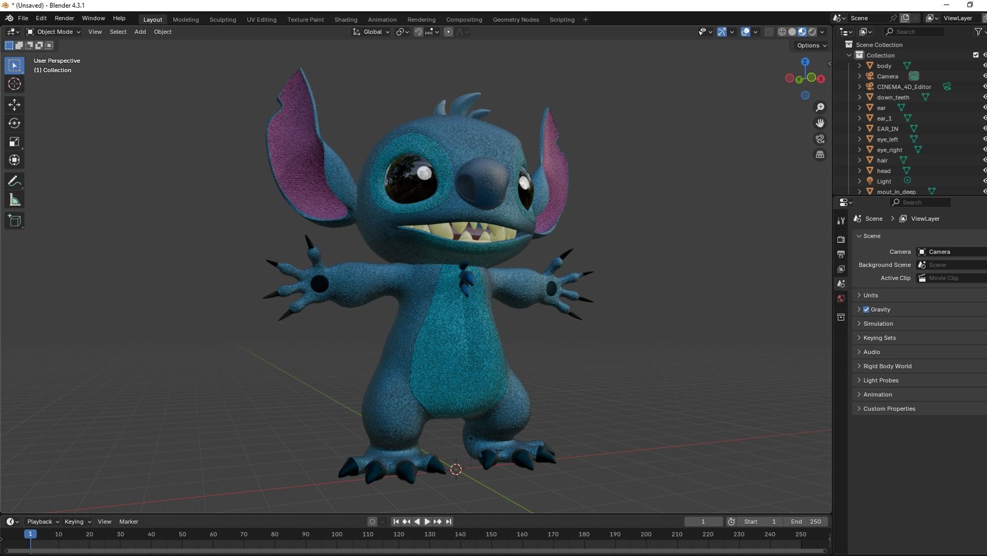 STICH CHARACTER RIGGED 3D https://p.turbosquid.com/ts-thumb/3A/5emTfR/OS/blender1/jpg/1759405983/1920x1080/fit_q87/8f5c8f08f63ce08e3a1f3c1646c54ec0d0629741/blender1.jpg