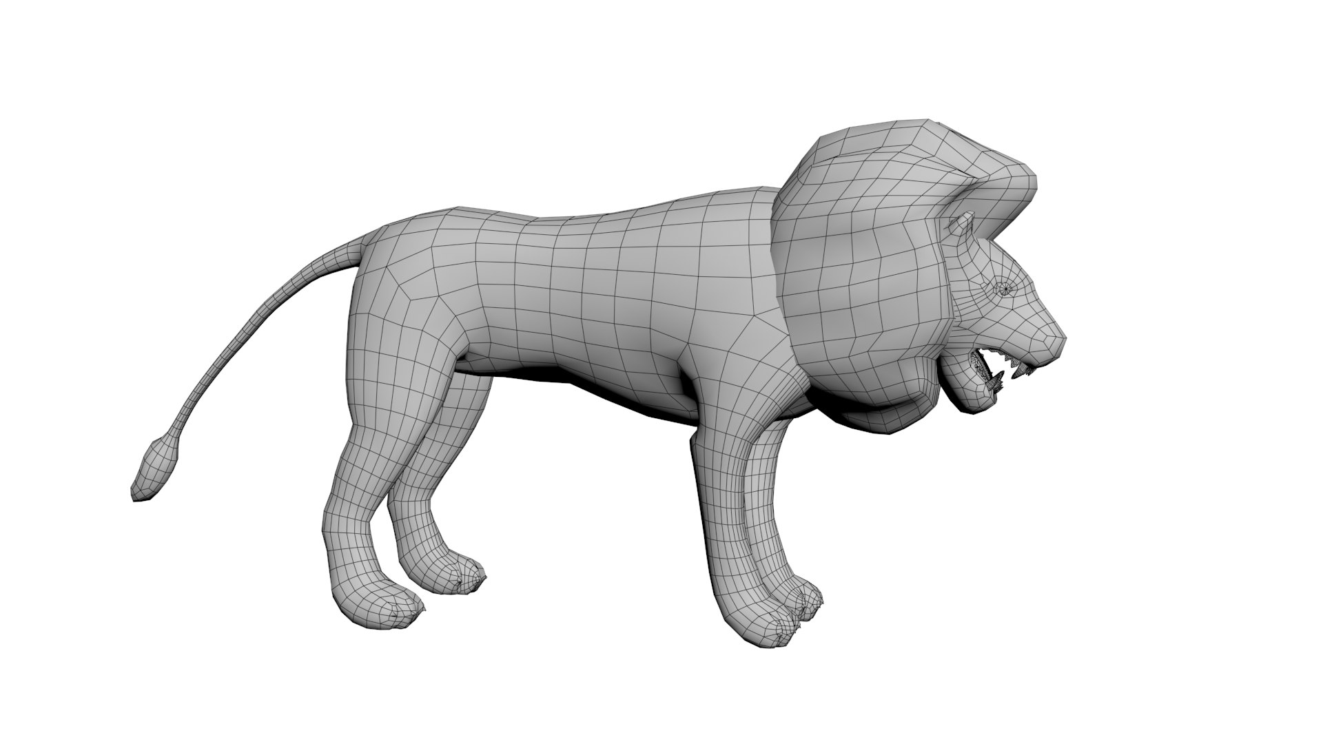 3d Lion Model Turbosquid 1782557