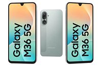 Samsung Galaxy M36 Green Low Poly