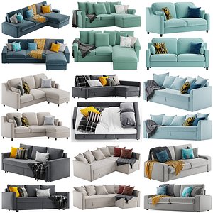 9 Sofas Collection 03  IKEA 3D model