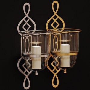 grand fret hurricane wall lamp 3D model