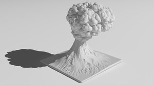 Volcano 3D model