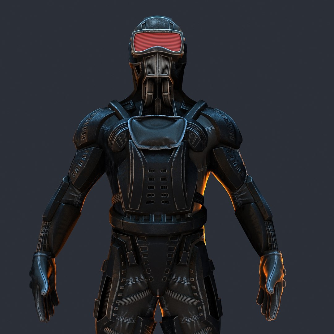 Future Ninja 3D Model - TurboSquid 1330838