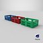 3D Plastic Crates