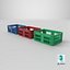 3D Plastic Crates