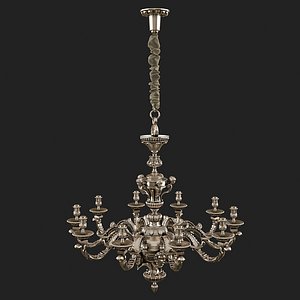3d model chandelier light
