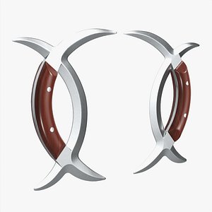 Bagua moon knives model