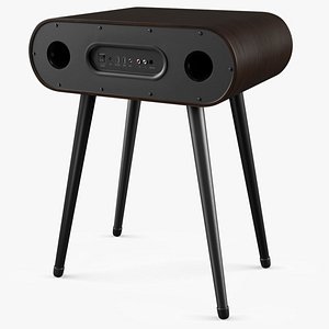 Smart Speaker Console Wood Brown 3D model