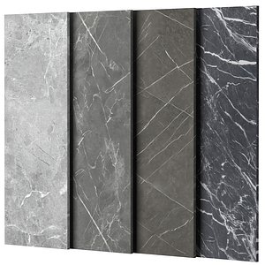 Marble Porcelain tiles set 46 3D model