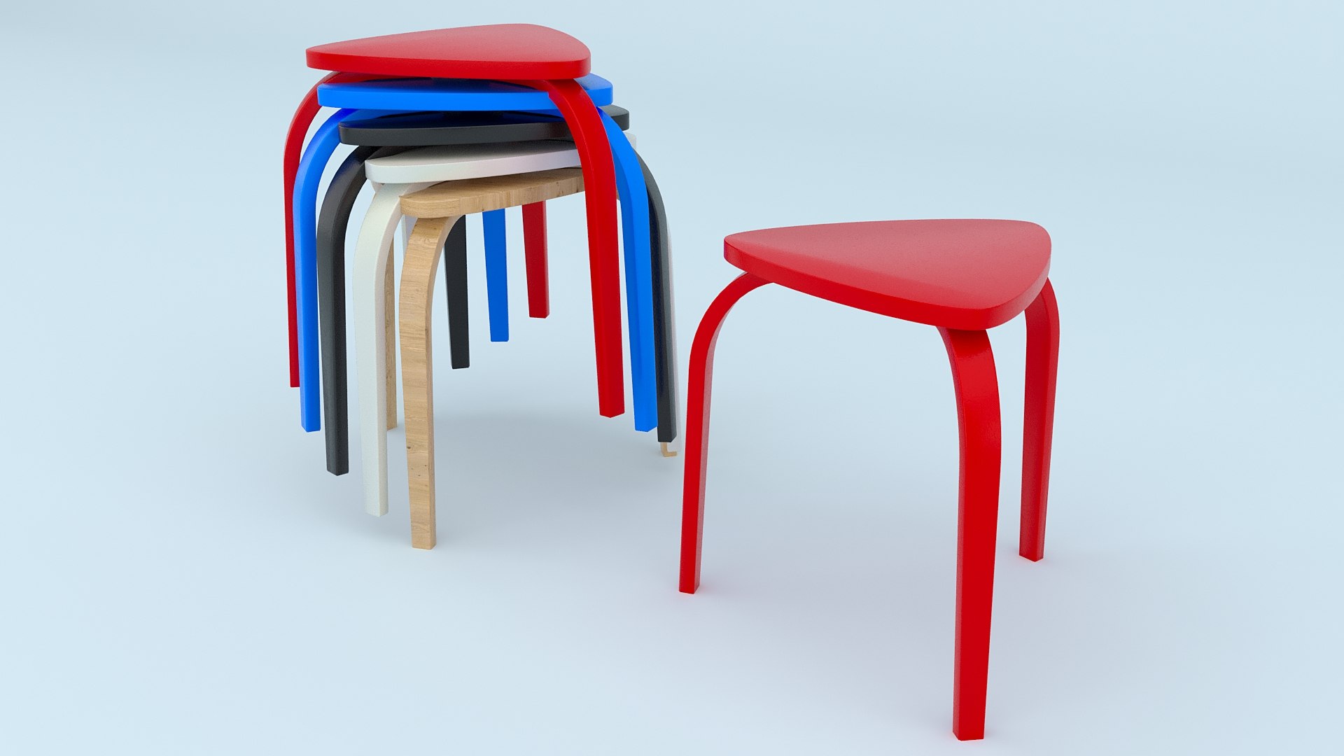 3D Kyrre Stool TurboSquid 1660090