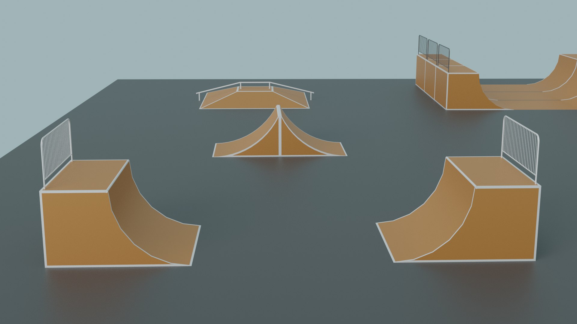 3D Model Skate Park - TurboSquid 2146943