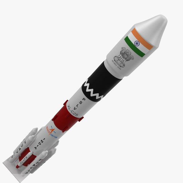 3D pslv rocket TurboSquid 1544232