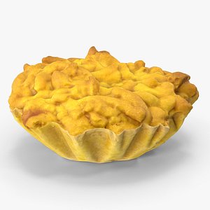 3D Lemon Cupcake model