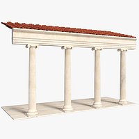 Classic Ionic Portico