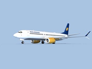3D boeing 737-8