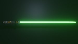 3D Luke Skywalker Light Saber model