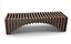 Parametric wooden bench