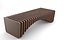 Parametric wooden bench