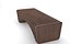 Parametric wooden bench