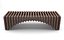 Parametric wooden bench